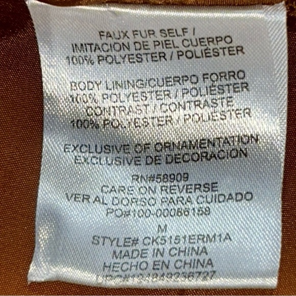 Copper Key Faux Sherpa Jacket Size Medium Girls' - Picture 10 of 11